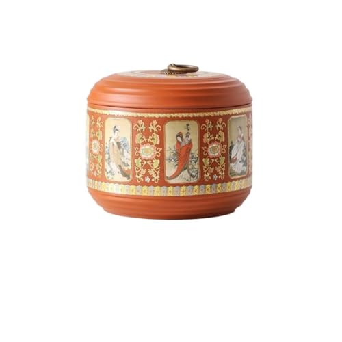 Stashpotcontainer Bulk Tee Lagerung Container Topf Haushalt Tee Lagerung Keramik Kleine Versiegelte Topf Retro Tee Set Einzigen Topf Leeren Topf Vintage Lager Gläser von SFANIIX