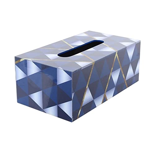 Stoffbox Fall Kreative Lagerung Tissue Box Mode Geometrische Muster Tissue Box Home Decor Große Kapazität Tissue Box Rack Schreibtisch Lagerung Organisator von SFANIIX
