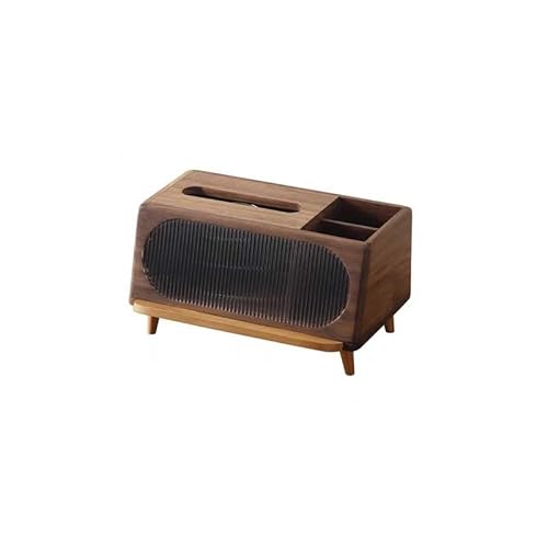 Stoffbox Hülle Massivholz Tissuebox Haushalt Wohnzimmer Couchtisch Multifunktionale Tissuebox, Ornamente Aufbewahrungsbox Tissuebox Schreibtischaufbewahrung Organizer von SFANIIX