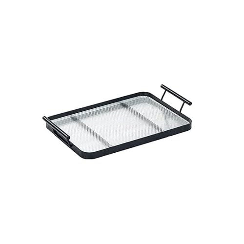 Tablett Haushalt Tablett Rechteckiges Tablett Obst Dessert Eisen Tablett Nachmittagstee Tee Tasse Teeschale Snackschal(S) von SFANIIX