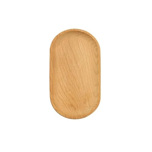 Tablett Holz Nachmittagstee Snacktablett Retro Brottablett Flach Tablett Lebensmittel Foto Requisiten Tablett Snackschal(A) von SFANIIX
