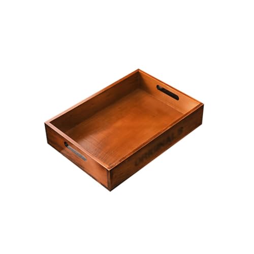 Tablett Massivholz Retro-Farbe Tablett Obst Snack Ablagefach Hotel Home Rechteckige Ornament Snack Teeblatt Snackschale Tablett Massivholz Retro-Farbe Tablett Obst Snack Ablagefach Hotel Home Rechteckige Ornament Snack Teeblatt Snackschale von SFANIIX