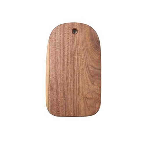 Tablett Massivholz Tablett Rechteckiges Brot Pizza Bodenplatte Westliche Steakmahlzeittablett Holz flache Platte Snackschal(B) von SFANIIX
