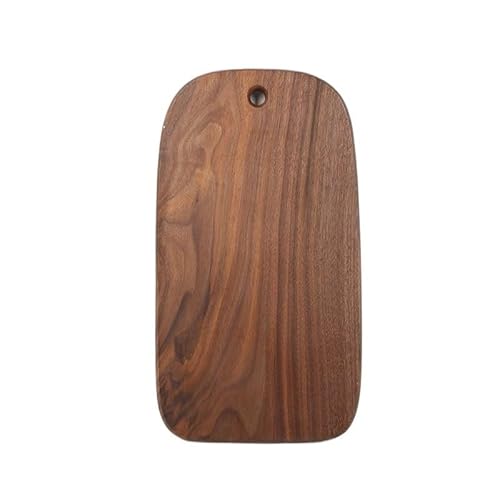 Tablett Massivholz Tablett Rechteckiges Brot Pizza Bodenplatte Westliches Steak-Mahlzeittablett Holz flache Platte Snackschal(D) von SFANIIX