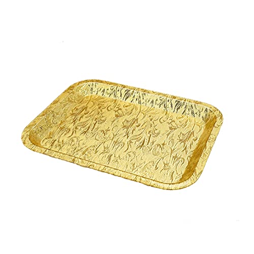Tablett Tablett aus Acryl Tablett Rechteckiges Tablett Geeignet zum Servieren von Vorspeisen, Snacks, Desserts, Kaffee Snackschale(Size:C) von SFANIIX