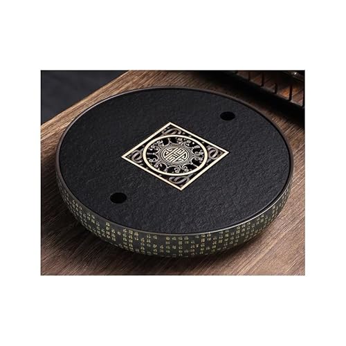 Teetablett Teeblatt Haushalt Teetisch Modern Einfach Große Wasserspeicher Trockenbrautisch, Stein Tee Sea Kung Fu Tee-Set Teetablett für Lebensmittel von SFANIIX