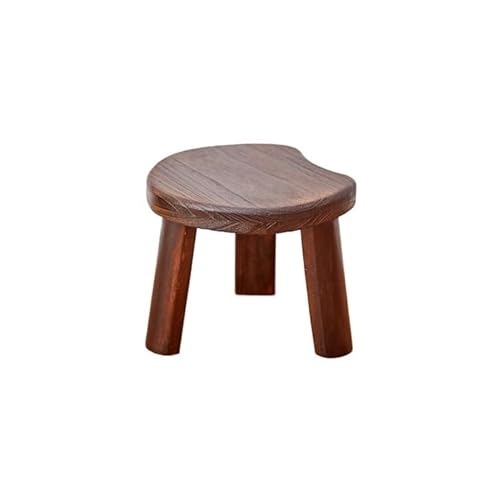 Vanity Hocker Holz Couchtisch Holzbank, Home Wohnzimmer Runder Hocker kleiner Hocker Niedriger Hocker, Eingang Schuhbank Schlafzimmer Balkon Freizeit Niedriger Hocker Kleine Fußbank(S) von SFANIIX