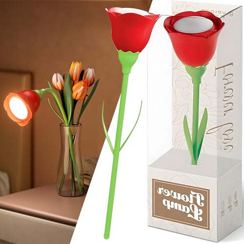 Neuer Ewige Rose Leselampe - Unendlich Flexibel - 3 Farben & Helligkeitsstufen - Kabellos Akku Lampe - USB Aufladbar LED Hals Leselampe für Buch Lesen Im Bett - Perfekt Geschenk rote Rose Buchlampe Neuer Ewige Rose Leselampe - Unendlich Flexibel - 3 Farben & Helligkeitsstufen - Kabellos Akku Lampe - USB Aufladbar LED Hals Leselampe für Buch Lesen Im Bett - Perfekt Geschenk rote Rose Buchlampe von SFBKGTU