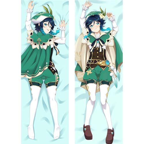SFHCOISM Dakimakura Body Pillow Anime Kissenbezug Kissenhülle Genshin Impact Venti A05, Pillowcase Doppelseitige Seitenschläf Umarmungskissen Bezug Dekorative Zierkissenbezug SFHCOISM Dakimakura Body Pillow Anime Kissenbezug Kissenhülle Genshin Impact Venti A05, Pillowcase Doppelseitige Seitenschläf Umarmungskissen Bezug Dekorative Zierkissenbezug von SFHCOISM