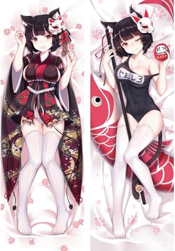 Dakimakura Body Pillow Anime Kissenbezug Kissenhülle Sweet Girl 122, Pillowcase Doppelseitige Seitenschläf Umarmungskissen Bezug Dekorative Zierkissenbezug,50x150 cm(19.6x59 Zoll)-Peachskin von SFHCOISM