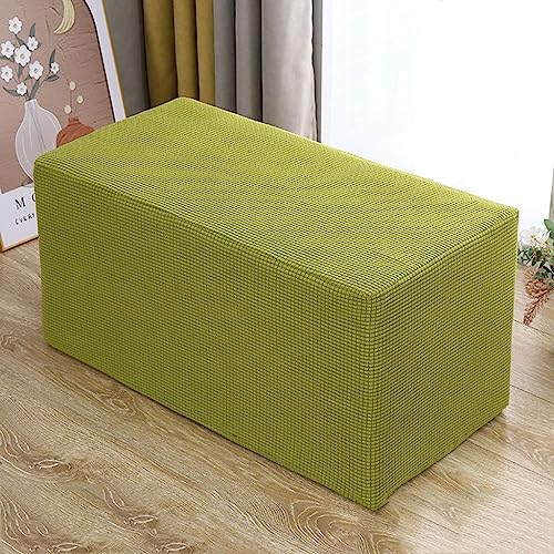 Ottomane Schonbezug Hockerbezug Rund/Quadratisch/Rechteckig 40x40/50x50 Ottoman Cover Schonbezug Hocker Hussen für Fußhocker Stretch Ottomane Abdeckung Hocker Protector Hockerabdeckung(A5,40*120*38CM) von SFHDFLUQ
