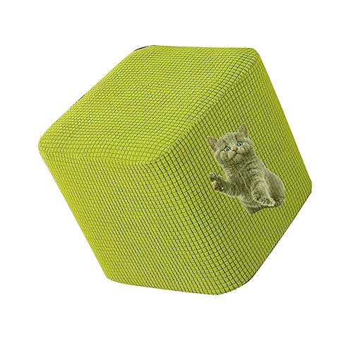 Ottomane Schonbezug Hockerbezug Rund/Quadratisch/Rechteckig 40x40/50x50 Ottoman Cover Schonbezug Hocker Hussen für Fußhocker Stretch Ottomane Abdeckung Hocker Protector Hockerabdeckung(A5,35X35CM) von SFHDFLUQ