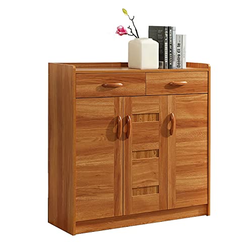 SFHDFLUQ Schuhschränke Schuhregal, chinesischer Schuhschrank, mehrschichtiger Lagerschrank, Verandaschrank, Schuhbank(90 * 34cm*98cm) von SFHDFLUQ
