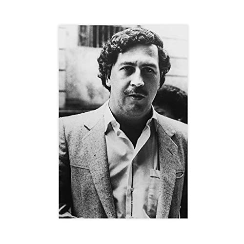Pablo Emilio Escobar Gaviria, Pedro Leinwand-Poster, Wandkunst, Dekordruck, Gemälde für Wohnzimmer, Schlafzimmer, Dekoration, 50 x 75 cm, ohne Rahmen von SFHYT