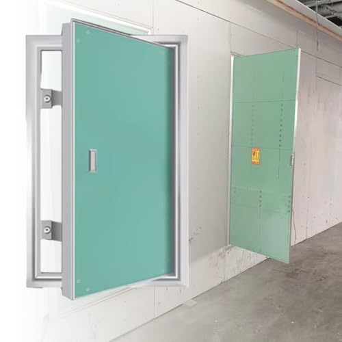 SFJATTA Abnehmbare Gipskarton-Revisionsluke Überstreichbar Außenzugangstür für Heizungskanalsystem Einfache Wartung(30x80cm/12x32in) von SFJATTA