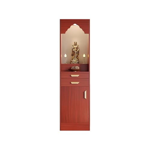SFJATTA Aufwendiger chinesischer Altarschrank mit Sockel, Opfertisch, chinesischer Schrank mit Sockel, buddhistisches Gebet, für Wohnzimmer, Schreine, Tempel(40 * 34 * 166cm) von SFJATTA