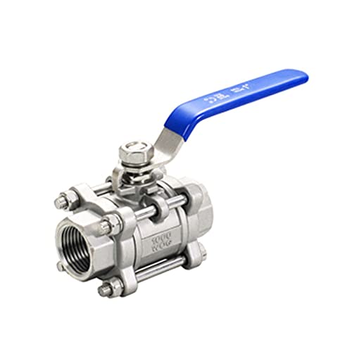 1/2" 3/4" 1" 1-1/4" 1-1/2" 2" Edelstahl-BSP-Gewinde-Kugelhahn Dreiteiliger Kugelhahn(0.75 Inch) von SFJSFIMQ
