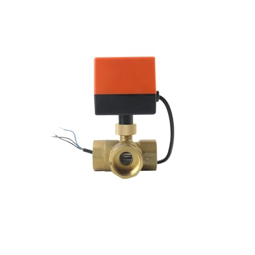 1 STÜCKE 1 "Dreiwege-Elektrokugelhahn AC220V DC12V DC24V Elektrokugelhahn DN25 Elektroventil(220vac) von SFJSFIMQ