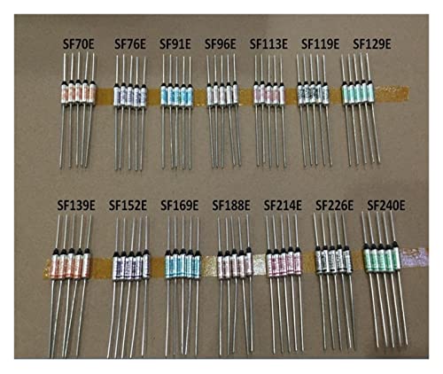 10 Stück Thermosicherungen SEFUSE Sicherung SF70E SF91E SF96E SF119E SF129E SF139E SF152E SF169E SF188E SF214E SF240E Metallsicherung 10 A 250 V(Size:SF113E 10A 113C) von SFJSFIMQ
