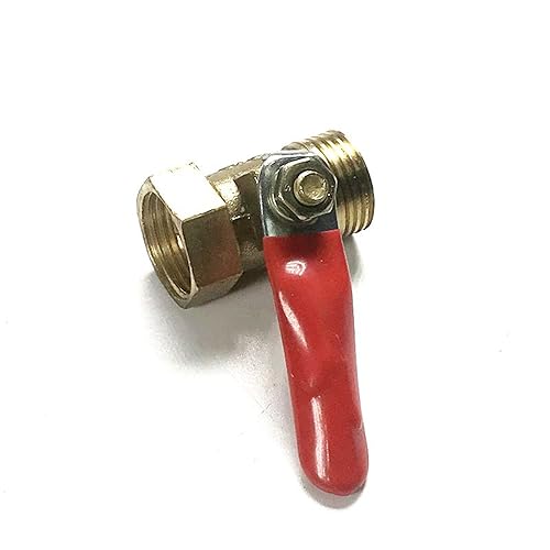 1PC Messing Kugelhahn 1/8 "1/4'' 3/8'' 1/2'' Innen-/Außengewinde Ventilverbinder Joint Kupferrohrverschraubung Koppler Adapter CZYC(1/8 Inch) von SFJSFIMQ