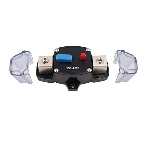 DC 12-48V Automatischer Leistungsschalter-Reset 50A 60A 80A 100A 150A 200A 250A 300A Auto AGU Stil Stereoverstärker 4GA Sicherungshalter(150a) von SFJSFIMQ