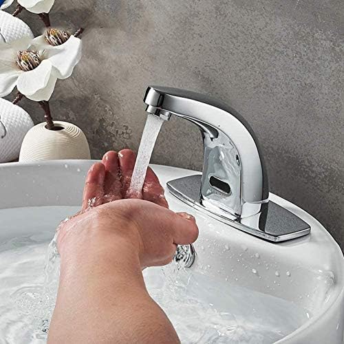 Küchenarmaturen Wasserhahn Badezimmer Waschbecken Wasserhahn Mischer Waschbecken Sensor Wasserhähne Automatischer Infrarot-Sensor Wasserhahn Touchless Waschtischmischer L1055-13 von SFJSFIMQ