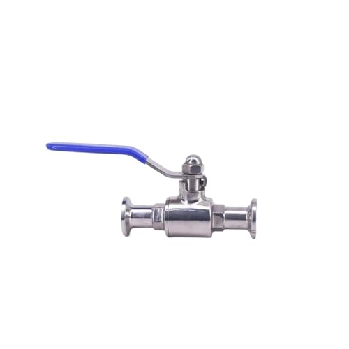 Passend for 12,7 mm - 102 mm Rohraußendurchmesser x Tri-Clamp Sanitär-Kugelhahn, Absperrventil, Edelstahl SUS 304/316L, Bierbrauen, Heimfabrik(51mm Od K64mm,304 Normal) von SFJSFIMQ
