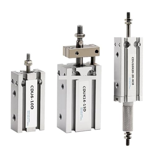 SFJSFIMQ 1 stücke CUD10 CDUK10 CUD16 CDUK16 XC8 Hub 5-25mm Freies Montieren Typ Pneumatische Luft Zylinder Cud CDUK(CDU,10-20D) von SFJSFIMQ