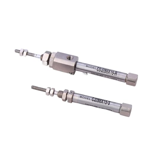 SFJSFIMQ 1 stücke Typ Mini Luftzylinder CDJ2B6 Double Action Singe Wirkenden Axial Pneumatische Bohrung 6 mm Hub 5mm CDJ2B6-5R CDJ2B6-10SR CDJ2B(CDJ2B6-20-R) von SFJSFIMQ