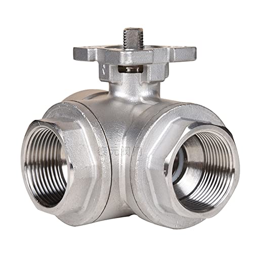 SFJSFIMQ 2'' Edelstahl-Hochplattform-3-Wege-Kugelhahn Typ T/L Innengewinde von SFJSFIMQ