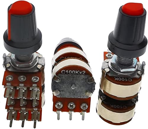 SFJSFIMQ Potentiometer 3PCS WH148 25MM 100K C100KX2 Stereo Lautstärke Potentiometer Audio 4 Kanäle Lautstärke Potentiometer DIP12 RK163 SFJSFIMQ Potentiometer 3PCS WH148 25MM 100K C100KX2 Stereo Lautstärke Potentiometer Audio 4 Kanäle Lautstärke Potentiometer DIP12 RK163 von SFJSFIMQ