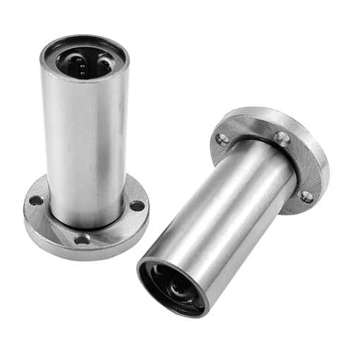 Stahlkäfig, runder Flanschtyp, verlängertes Linearlager LMF8LGA LMF10LGA LMF12LGA LMF16LGA LMF20LGA 25 30 35 40LGA(LMF10LGA 10X19X55mm) von SFJSFIMQ