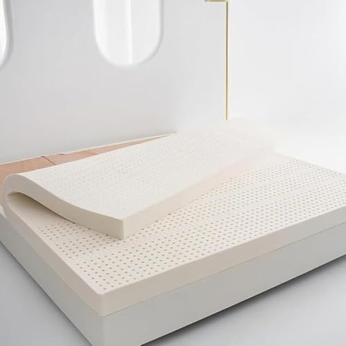 SFKLYU Bio Latexmatratze, 5 cm, Naturkautschuk, Atmungsaktiv, mit Komfortabler und Atmungsaktiver Wabenbelüftung, Beidseitig Wendbar,90cm*190cm SFKLYU Bio Latexmatratze, 5 cm, Naturkautschuk, Atmungsaktiv, mit Komfortabler und Atmungsaktiver Wabenbelüftung, Beidseitig Wendbar,90cm*190cm von SFKLYU