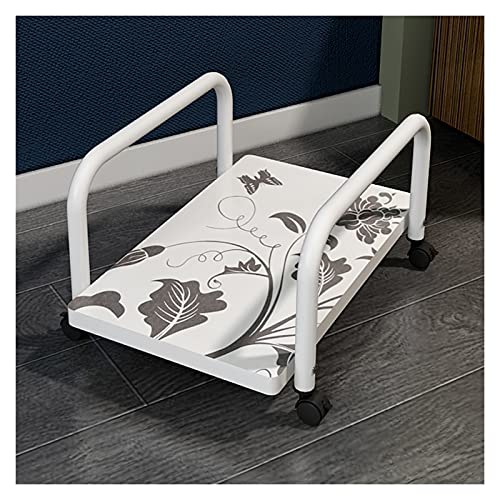 CPU Stand CPU Stand PC Cart Holder,CPU Stand Mobile Desktop Tower PC Floor Stand Rolling Caster Wheels,with 4 Caster Wheels（3 Colors） PC Tower Shelf (Color : Pattern) (Pattern) von SFLQAFGGGIOO