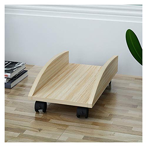 CPU Stand Tower Desktop CPU Case Floor Stand Mobile PC Stand with Side Bezel CPU Host Chassis Base with Silent Locking Caster Wheels, 7 Colors PC Tower Shelf (Color : 4) (2) von SFLQAFGGGIOO