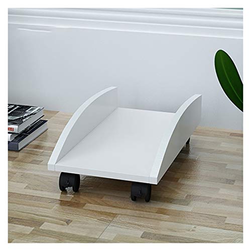 CPU Stand Tower Desktop CPU Case Floor Stand Mobile PC Stand with Side Bezel CPU Host Chassis Base with Silent Locking Caster Wheels, 7 Colors PC Tower Shelf (Color : 4) (4) von SFLQAFGGGIOO