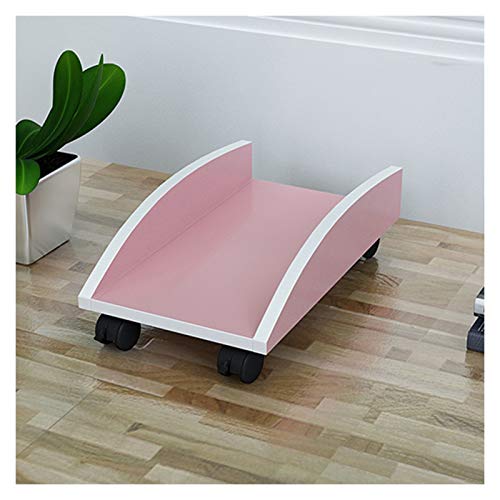 CPU Stand Tower Desktop CPU Case Floor Stand Mobile PC Stand with Side Bezel CPU Host Chassis Base with Silent Locking Caster Wheels, 7 Colors PC Tower Shelf (Color : 4) (6) von SFLQAFGGGIOO