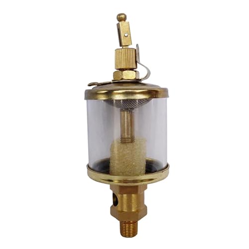 1/8" BSPP Male Thread Copper Plating Oil Cup Sight Gravity 200ML von SFNGXXAG