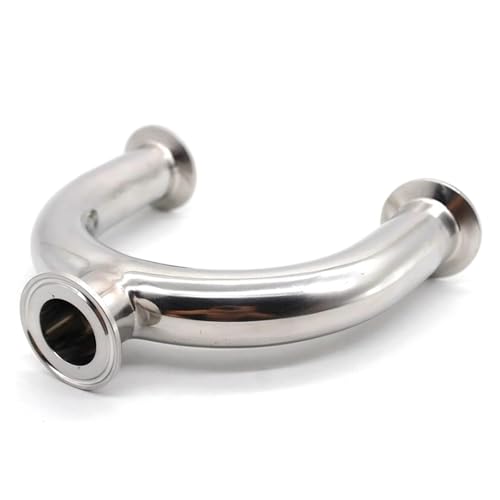 1.5" Tri Clamp & Pipe OD 25mm U Shaped Bend 3 Way SUS 304 Stainless Fitting Spliter Homebrew Beer 1.5" Tri Clamp & Pipe OD 25mm U Shaped Bend 3 Way SUS 304 Stainless Fitting Spliter Homebrew Beer von SFNGXXAG