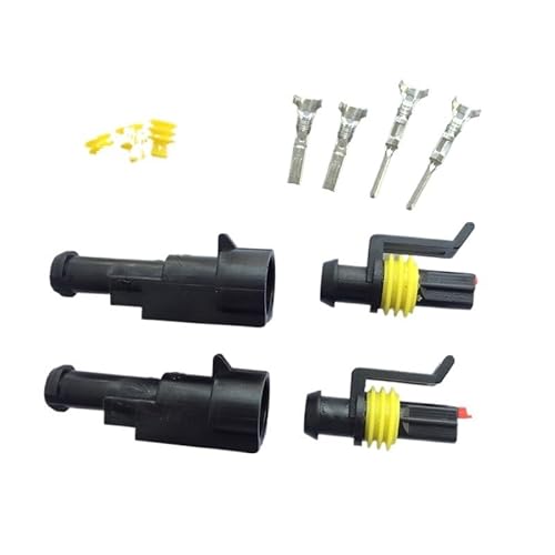 2set YL357Y 1Pin Car Waterproof Connectors AMP Socket Wire Connection Dustproof High Pressure Resistant von SFNGXXAG