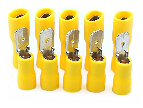 5,5-250 MDD5,5-250 Gelbe männliche weibliche männliche elektrische Drahtverbindungen Crimp-Anschlussklemmen (Color : 20pcs 10set) von SFNGXXAG