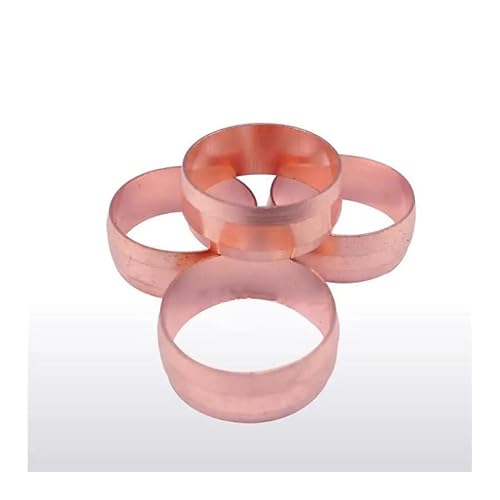 5 PCS Fit 20mm Tube OD CopperFerrule Ring For Compression Union 5 PCS Fitting Water Gas Oil von SFNGXXAG