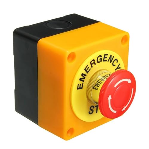 AC 660V 10A Shell Red Sign Emergency Stop Mushroom Push Button Switch von SFNGXXAG