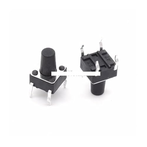 SFNGXXAG 100PCS Tact Switch Push Button 6 * 6 * 9mm Light Touch Switch Vertical Switch/Button switches 4 feet SFNGXXAG 100PCS Tact Switch Push Button 6 * 6 * 9mm Light Touch Switch Vertical Switch/Button switches 4 feet von SFNGXXAG