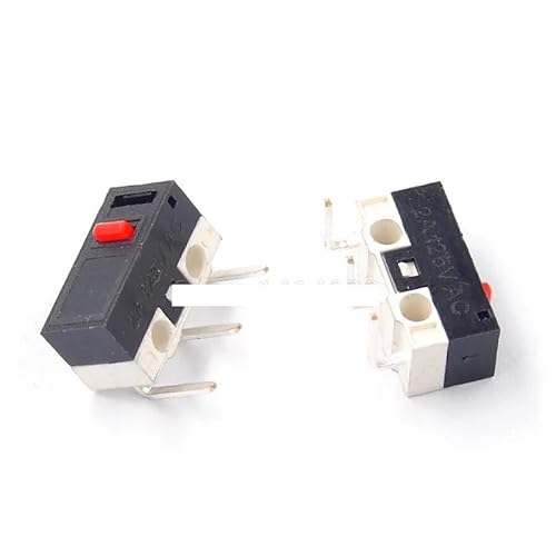 SFNGXXAG 10PCS Mouse Switch Right Bend 90 Degrees Curved Needle 1A 125VAC Switch 3Pins Small Push Button Switch SFNGXXAG 10PCS Mouse Switch Right Bend 90 Degrees Curved Needle 1A 125VAC Switch 3Pins Small Push Button Switch von SFNGXXAG