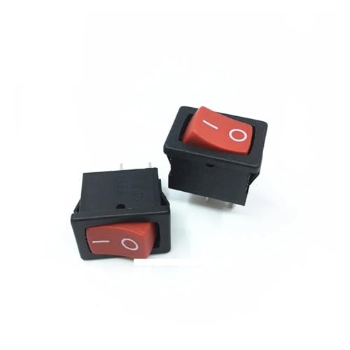 SFNGXXAG 10Pcs Push Button Switch 10x15mm SPST 2Pin 3A 250V KCD11 Snap-in On/Off Rocker Switch 10MM*15MM Black Red and White SFNGXXAG 10Pcs Push Button Switch 10x15mm SPST 2Pin 3A 250V KCD11 Snap-in On/Off Rocker Switch 10MM*15MM Black Red and White von SFNGXXAG