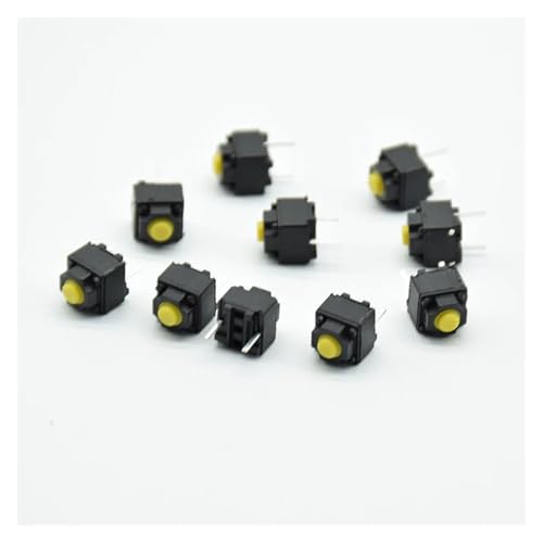 SFNGXXAG 10pcs Mute Button 6 * 6 * 7.3mm Silent Switch Wireless Wired Button Switch Yellow Push Button Switch SFNGXXAG 10pcs Mute Button 6 * 6 * 7.3mm Silent Switch Wireless Wired Button Switch Yellow Push Button Switch von SFNGXXAG