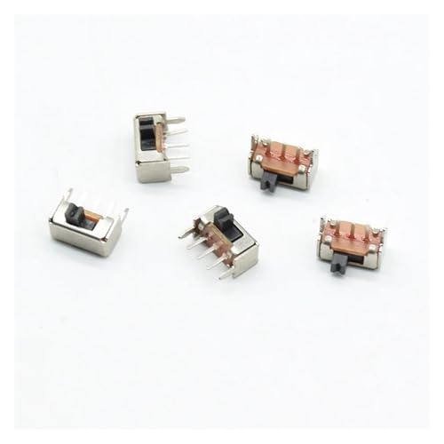 SFNGXXAG 20pcs Handle Height 2mmDC 50V 0.3A(1P2T) Toggle Switch 2 Files 3 feet Bent feet Toggle Power Switch Slide Switch von SFNGXXAG