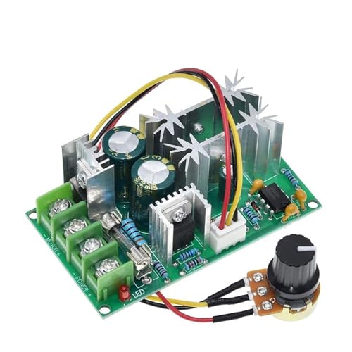 SFNGXXAG DC10-60V DC 10-60V Electronic Starter Speed Control Electronic Starter Speed Controller Switch 20A Current Voltage Regulator High Power Drive Module von SFNGXXAG