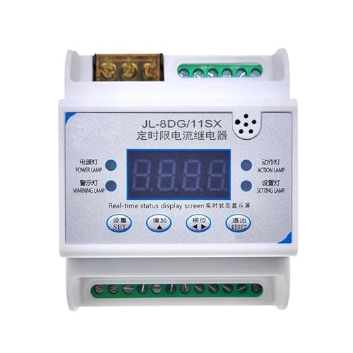 SFNGXXAG JL-8DG/11SX Over Under Current Protector Timed Current Limiting Relay RL-DS Digital Display Timing Current Limiting Relay von SFNGXXAG